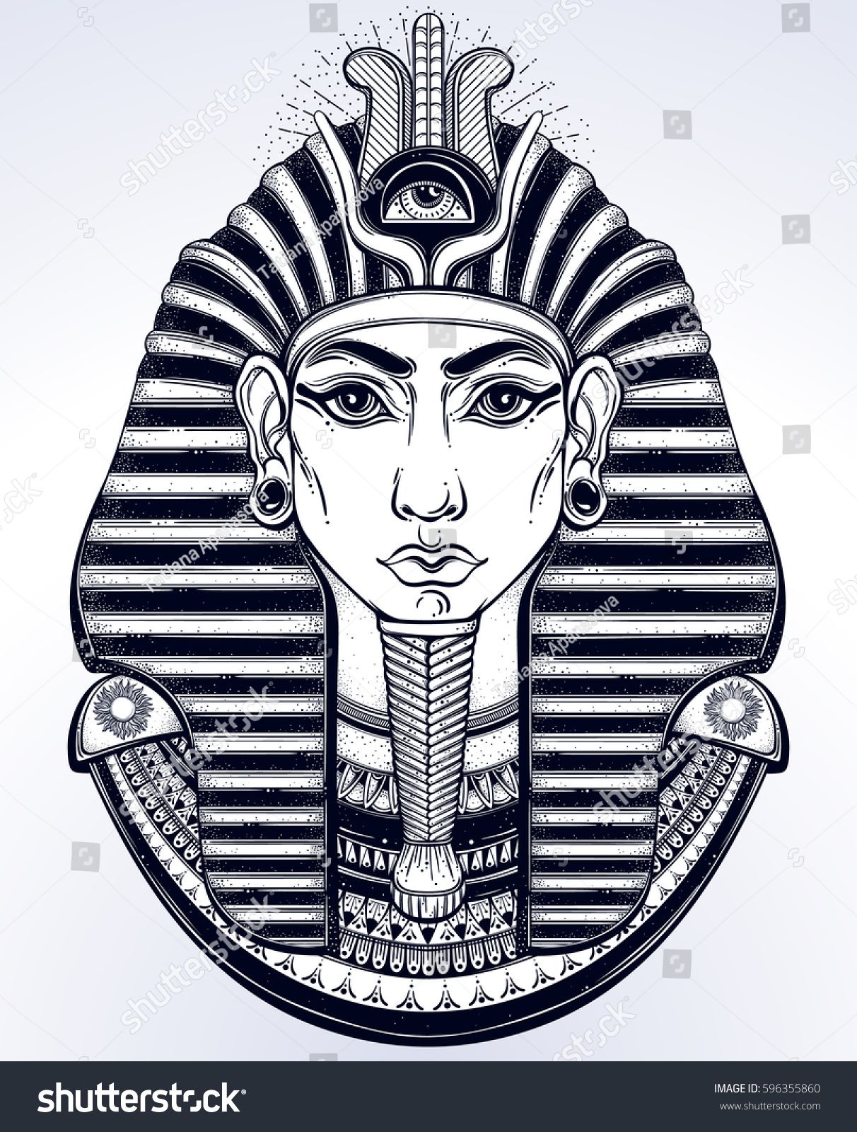 1212x1600 image result for egyptian pharaoh tattoo designs tattoos - Pharaoh Drawing