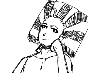 300x250 anime ancient egyptian pharaoh drawing - Pharaoh Drawing