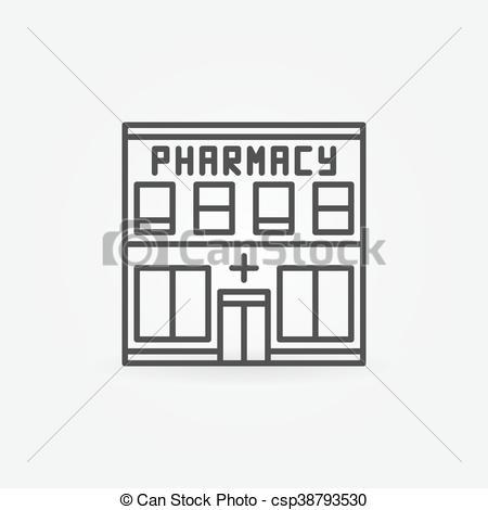 450x470 Pharmacy Building Icon - Pharmacy Drawing