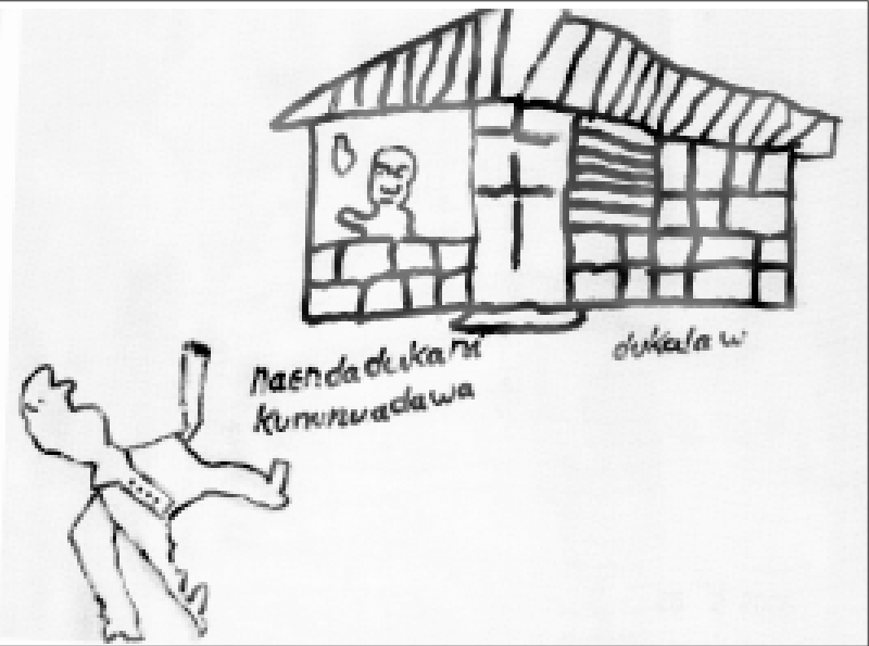 800x595 A Year Old Boy's Drawing Of Himself - Pharmacy Drawing