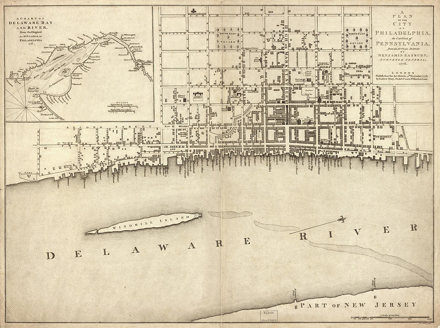 900x672 vintage map of philadelphia pennsylvania - Philadelphia Drawing