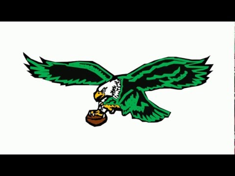 480x360 how to draw philadelphia eagles logo retro old school - Philadelphia Eagles Drawings