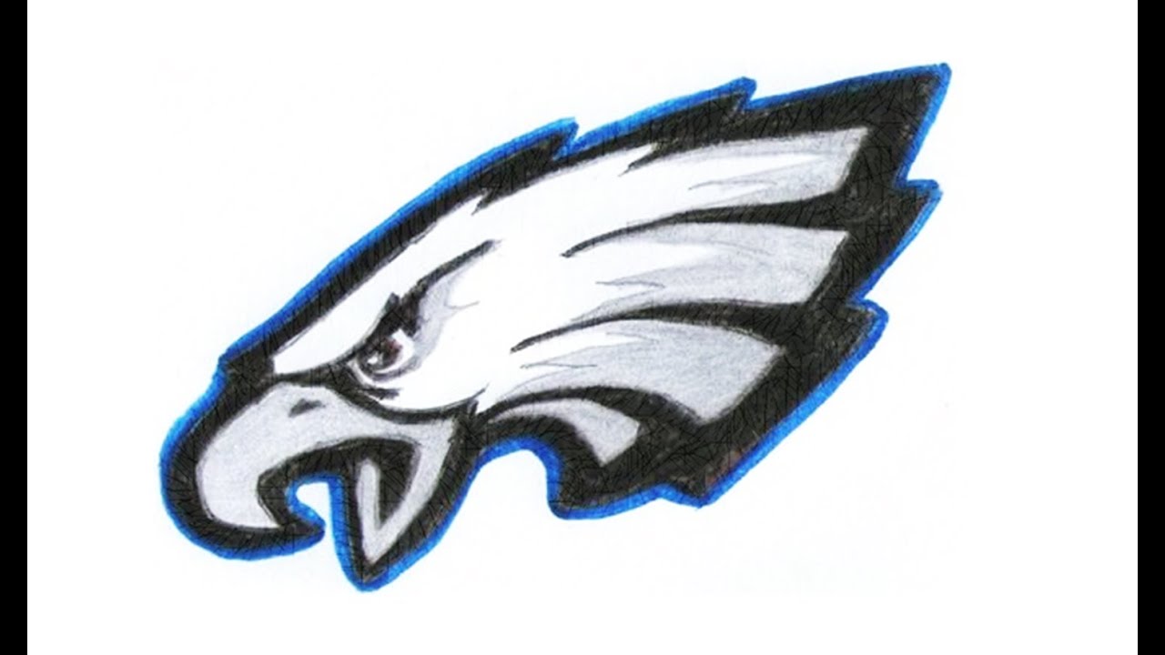 1280x720 como desenhar o escudo do philadelphia eagles - Philadelphia Eagles Drawings