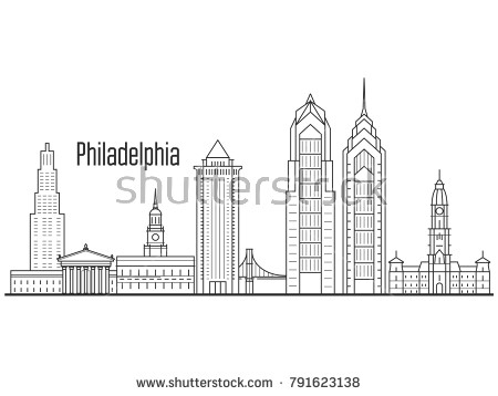 450x358 philadelphia skyline drawing beautiful strasbourg linear city - Philadelphia Skyline Drawing