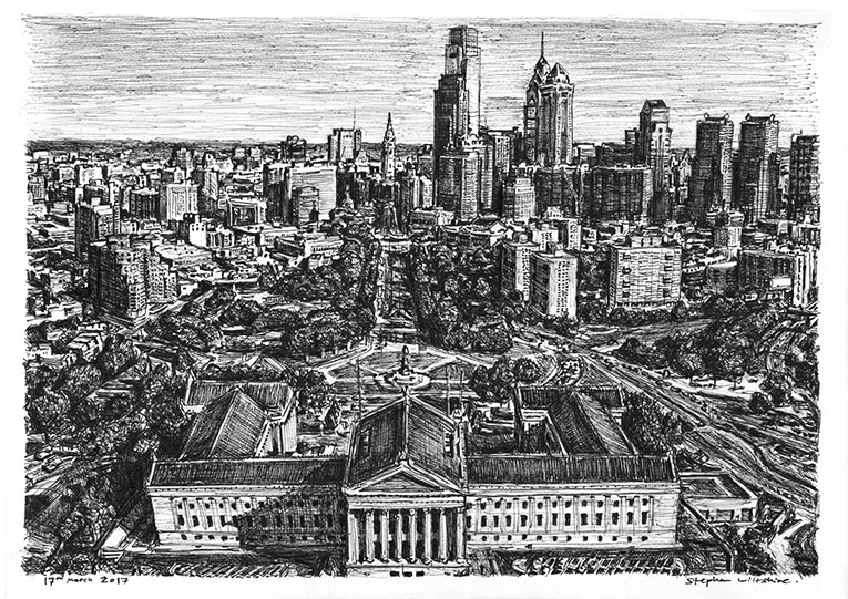 765x541 philadelphia skyline - Philadelphia Skyline Drawing