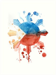 Philippine Flag Drawing