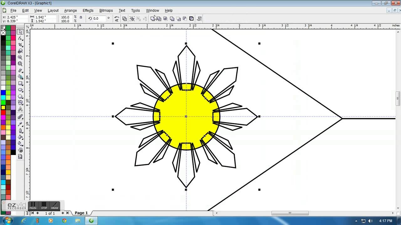 1280x720 creating philippine flag using corel draw - Philippine Flag Drawing