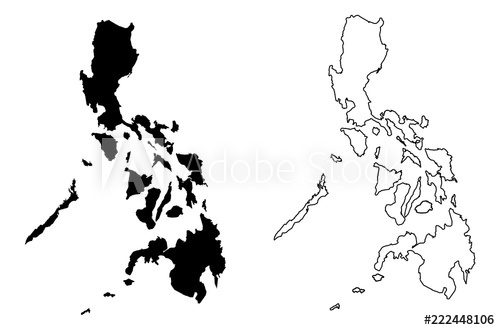 500x330 Simple - Philippine Map Drawing