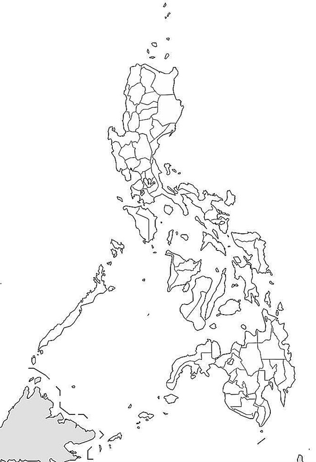 Philippine Map Outline