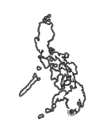 375x534 Philippines Border Drawing - Philippines Drawing