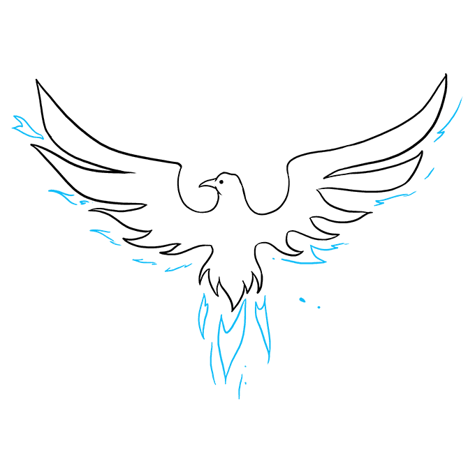 680x678 How To Draw A Phoenix - Phoenix Drawing