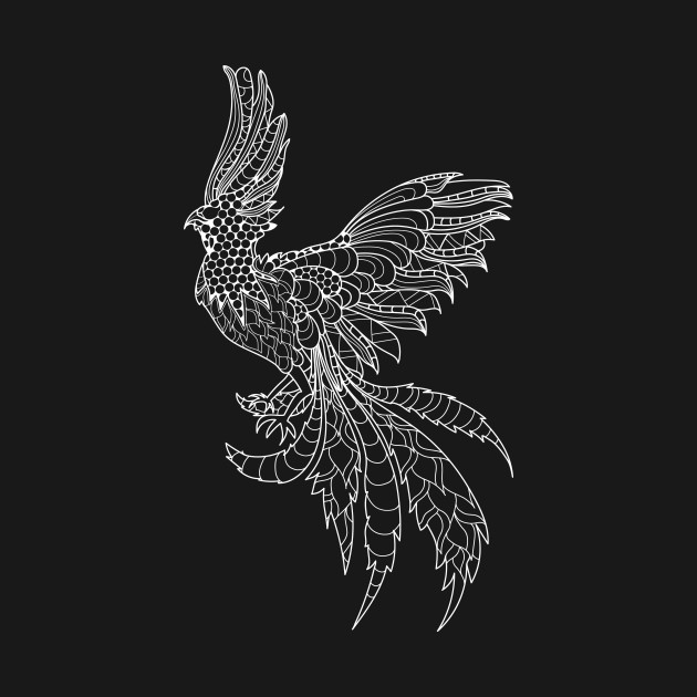 630x630 Phoenix Drawing Art - Phoenix Drawing