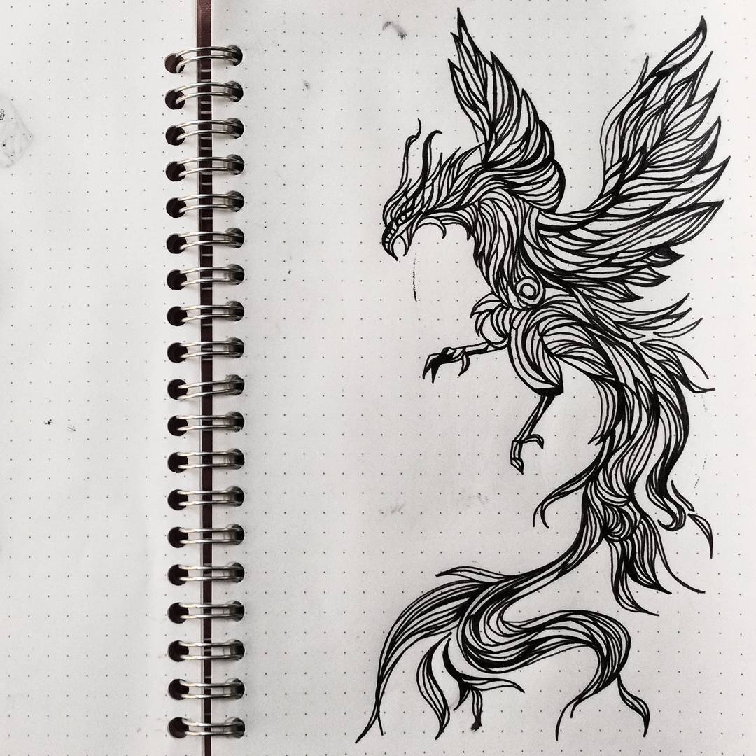 1080x1080 Phoenix Drawing Eye For Free Download - Phoenix Drawing