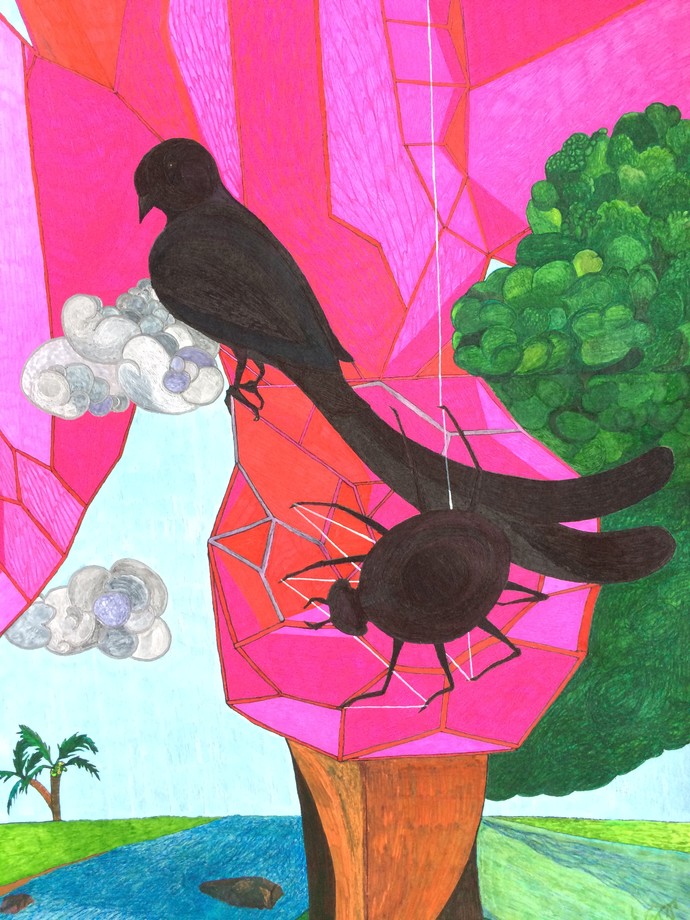 690x920 Phoenix - Phoenix Drawing Color