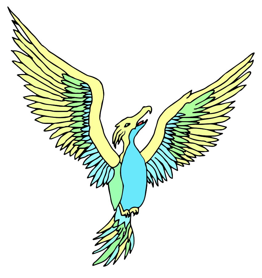 852x904 Drawing Phoenix Transparent Png Clipart Free Download - Phoenix Drawing In Color