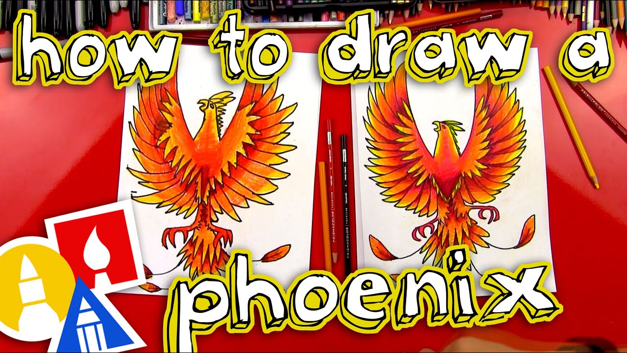 1280x720 How To Draw A Phoenix - Phoenix Drawing In Color