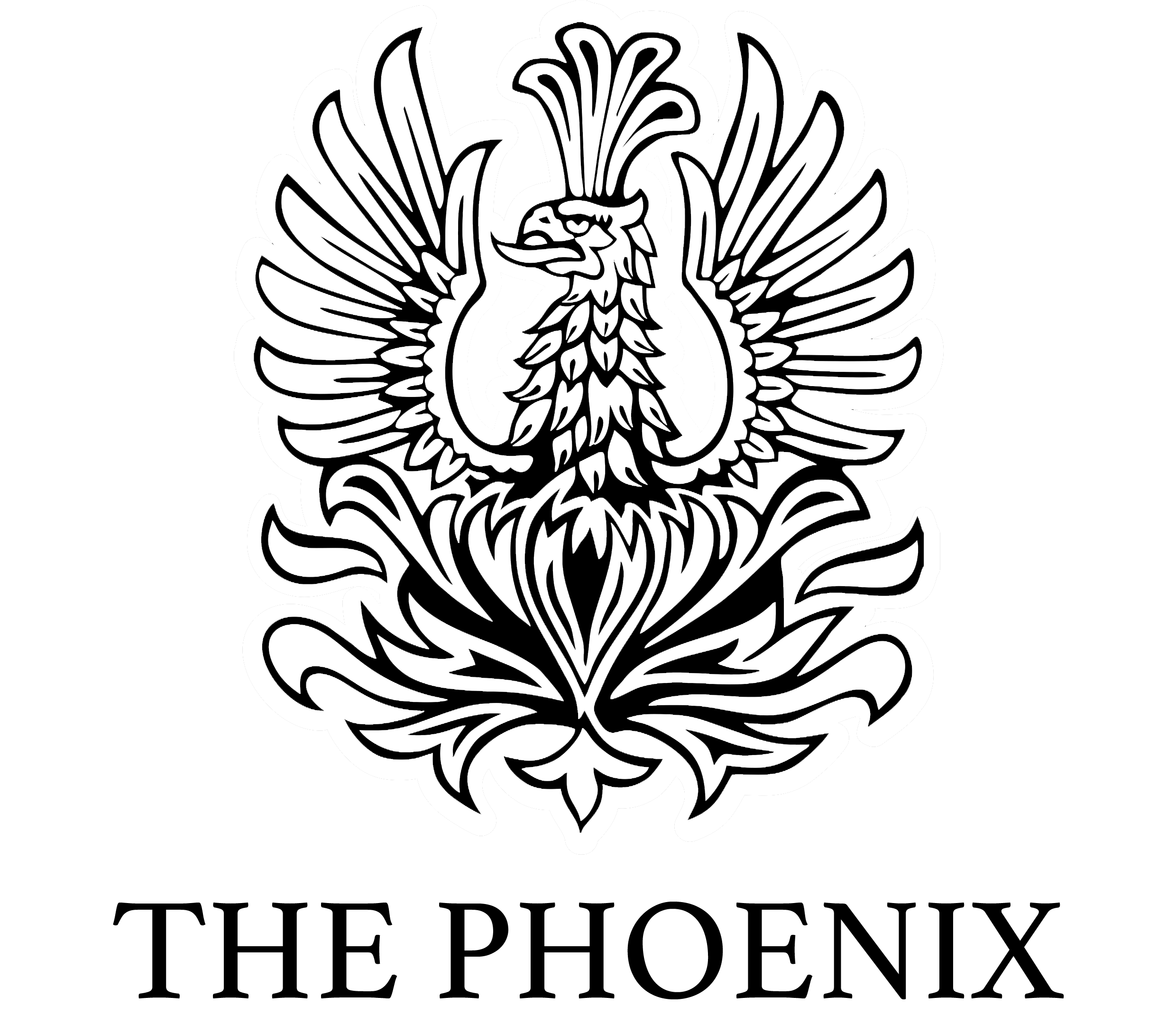 2480x2159 Drawing Phoenix Line Transparent Png Clipart Free Download - Phoenix Line Drawing