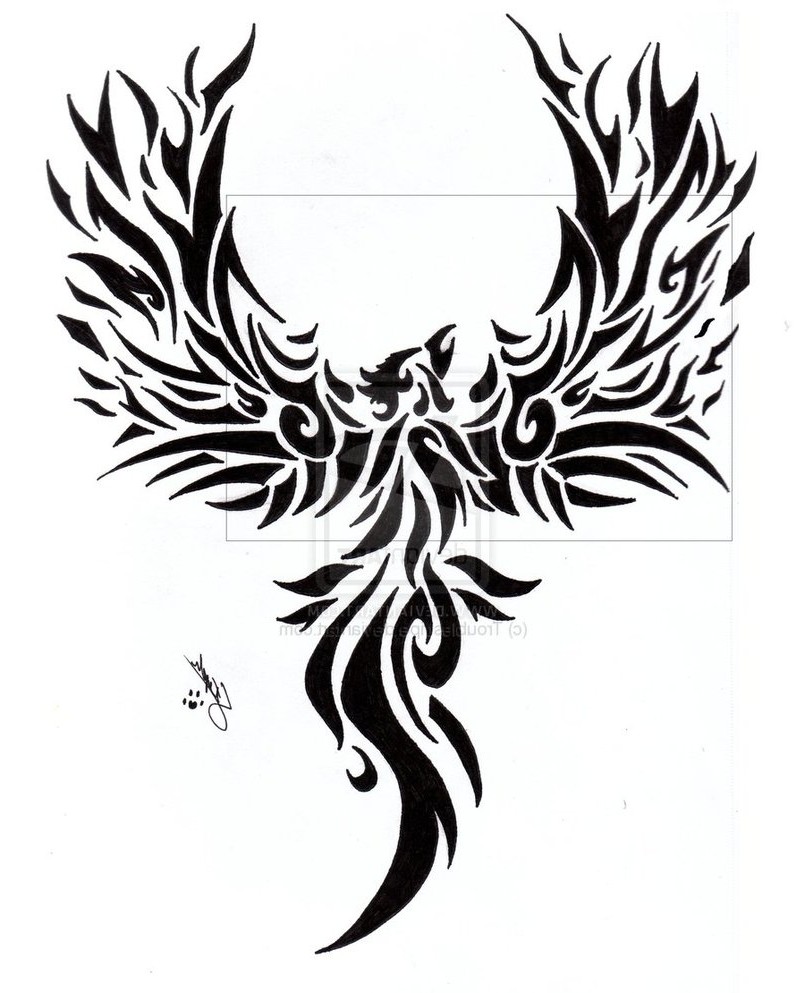 Phoenix Line Drawing at Explore collection of