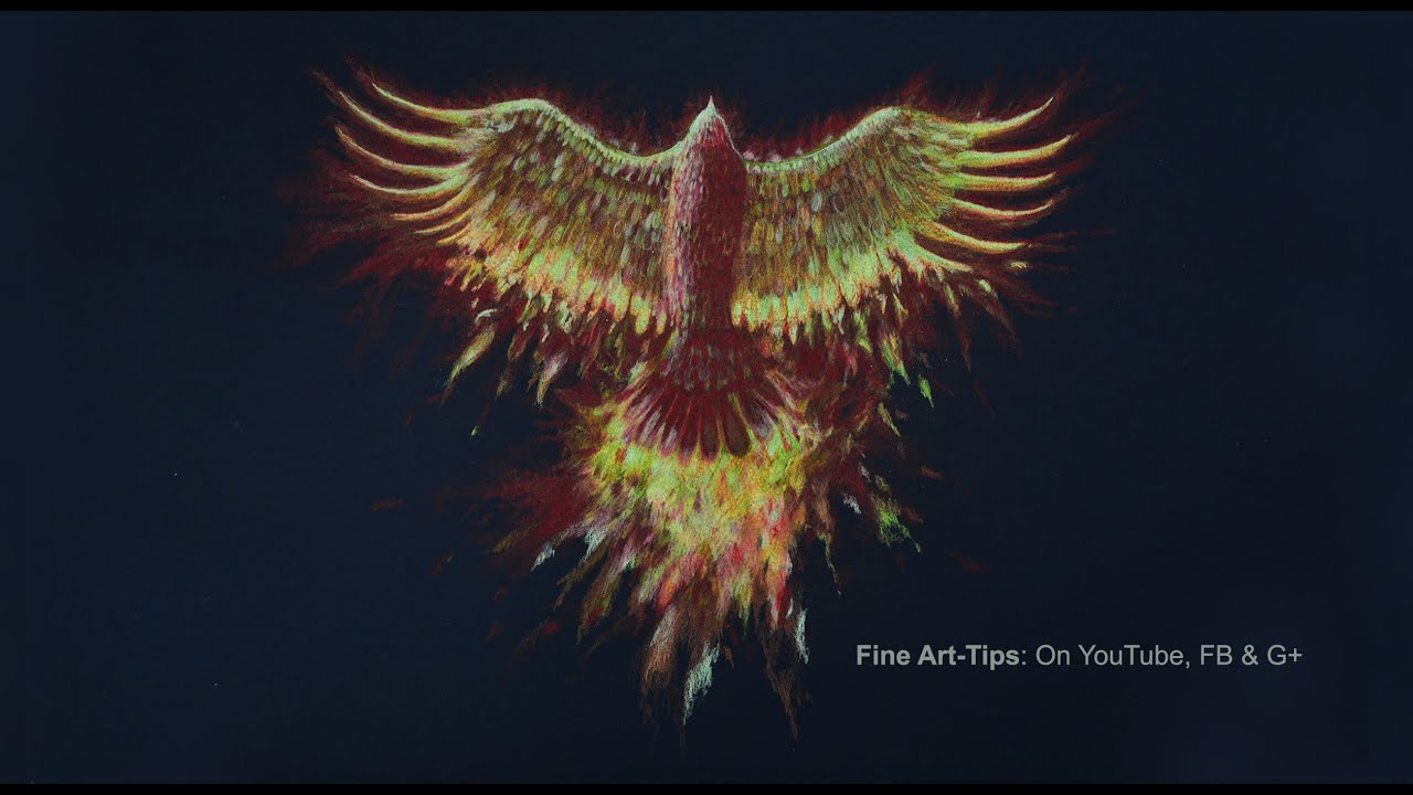 1280x720 Phoenix Bird Pencil Sketch And How To Draw A Phoenix Bird - Phoenix Pencil Drawing