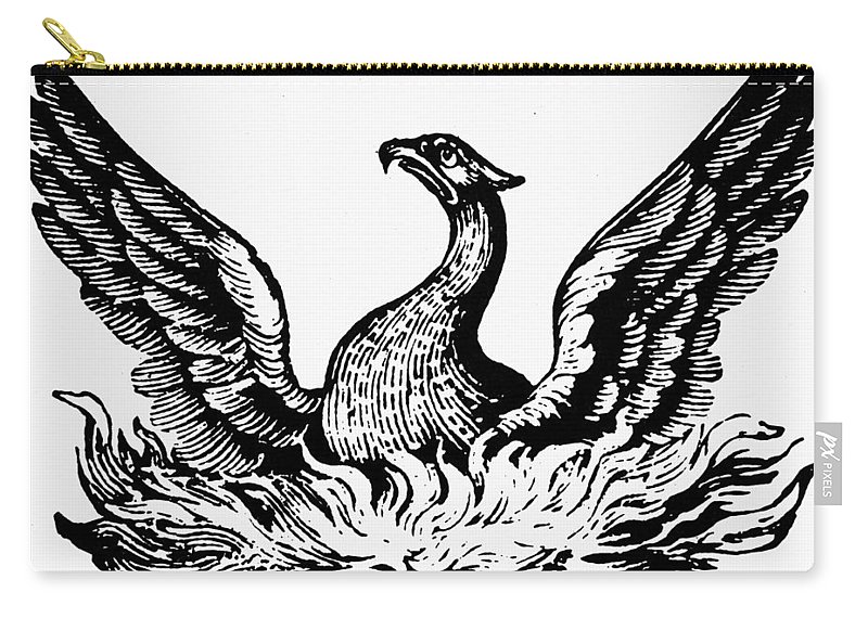 800x570 Phoenix Rising From Ashes Carry All Pouch For Sale - Phoenix Rising From The Ashes Drawing