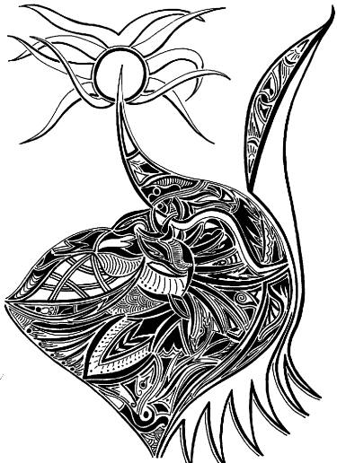 375x516 sun rising like a phoenix from the ashes drawing - Phoenix Rising From The Ashes Drawing