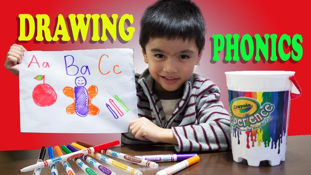 1280x720 learning abc phonics drawing using color markers full version a z - Phonics Drawing