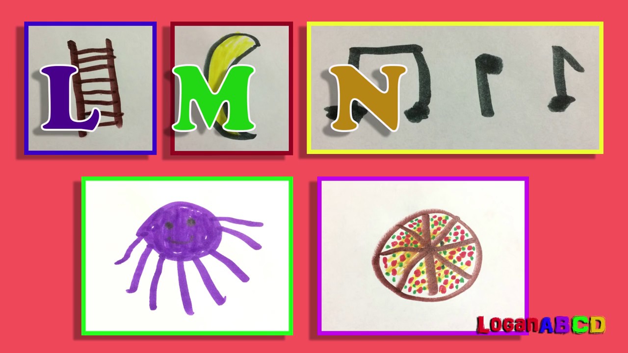 1280x720 learning abc phonics drawing with color markers l p - Phonics Drawing