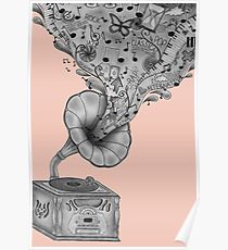 210x230 phonograph drawing posters redbubble - Phonograph Drawing