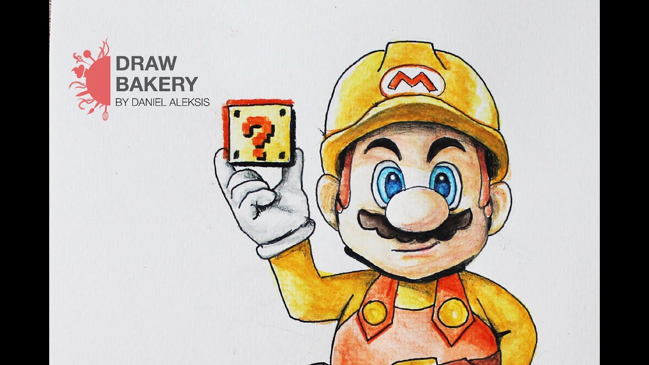 1280x720 Speed Drawing Super Mario Maker - Photo Drawing Maker