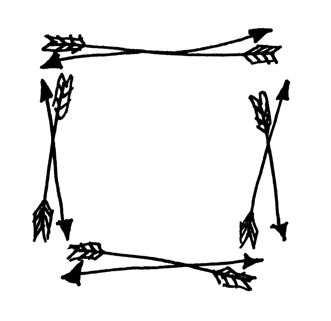 1153x1118 hand drawn frames to doodle dawn nicole - Photo Frame Drawing