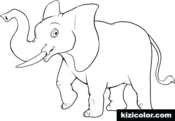 600x415 elephant outline drawing elephant outline printable elephant - Photo To Outline Drawing Free