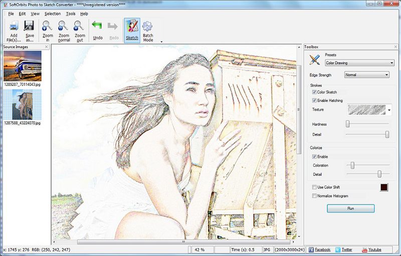 800x511 Softorbits Photo To Sketch Converter Is A Kind Of Photo Editing - Photo To Pencil Drawing Converter