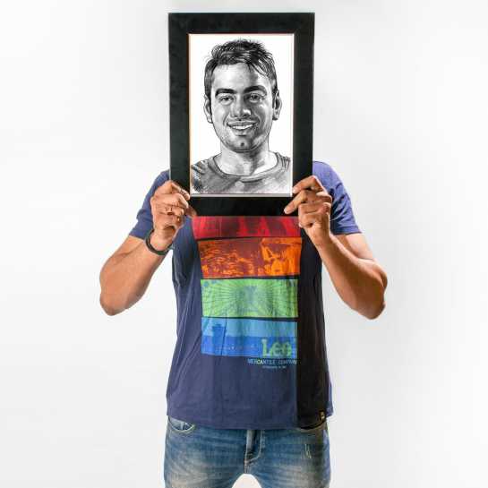 545x545 Buy Personalized Pencil Sketch - Photo To Pencil Drawing Online