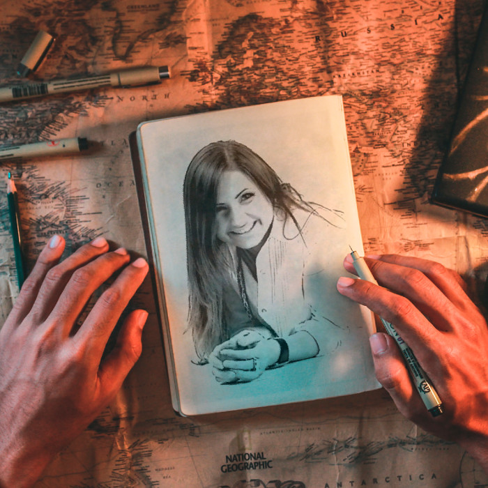 700x700 explorer drawing over the centuries, people have - Photofunia Drawing