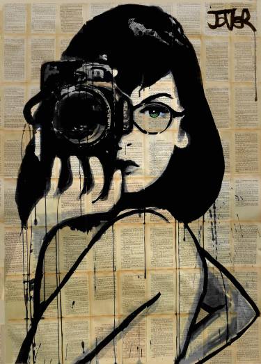 375x523 The Photographer Drawing - Photographer Drawing