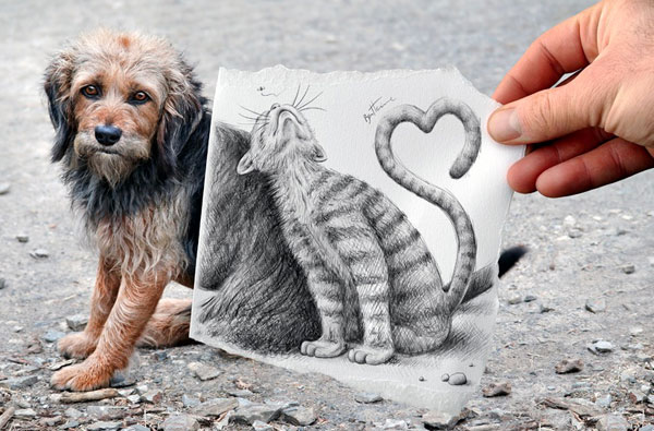 600x395 ben heine art and music drawing, photography, painting, music - Photography Drawing