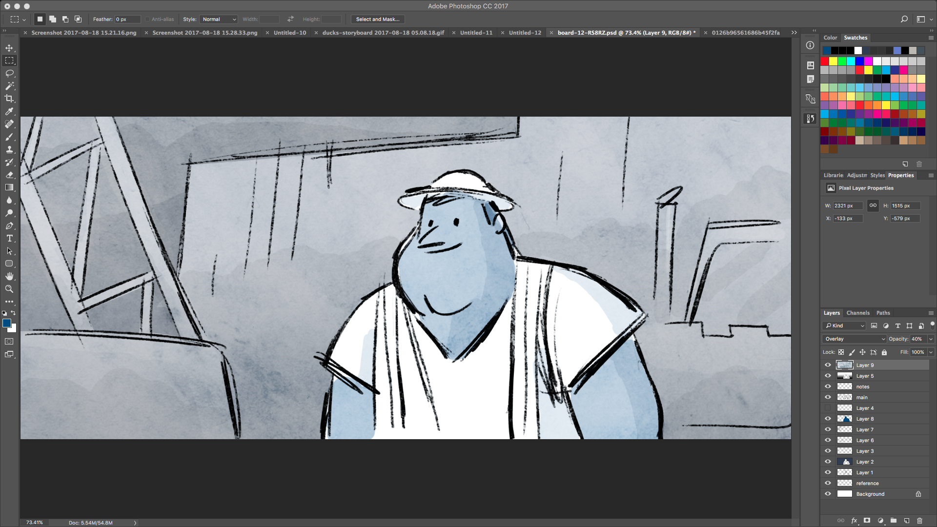 1920x1080 Storyboarder - Photoshop Drawing