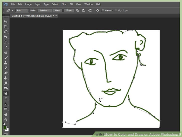 728x546 ways to color and draw on adobe photoshop - Photoshop Drawing