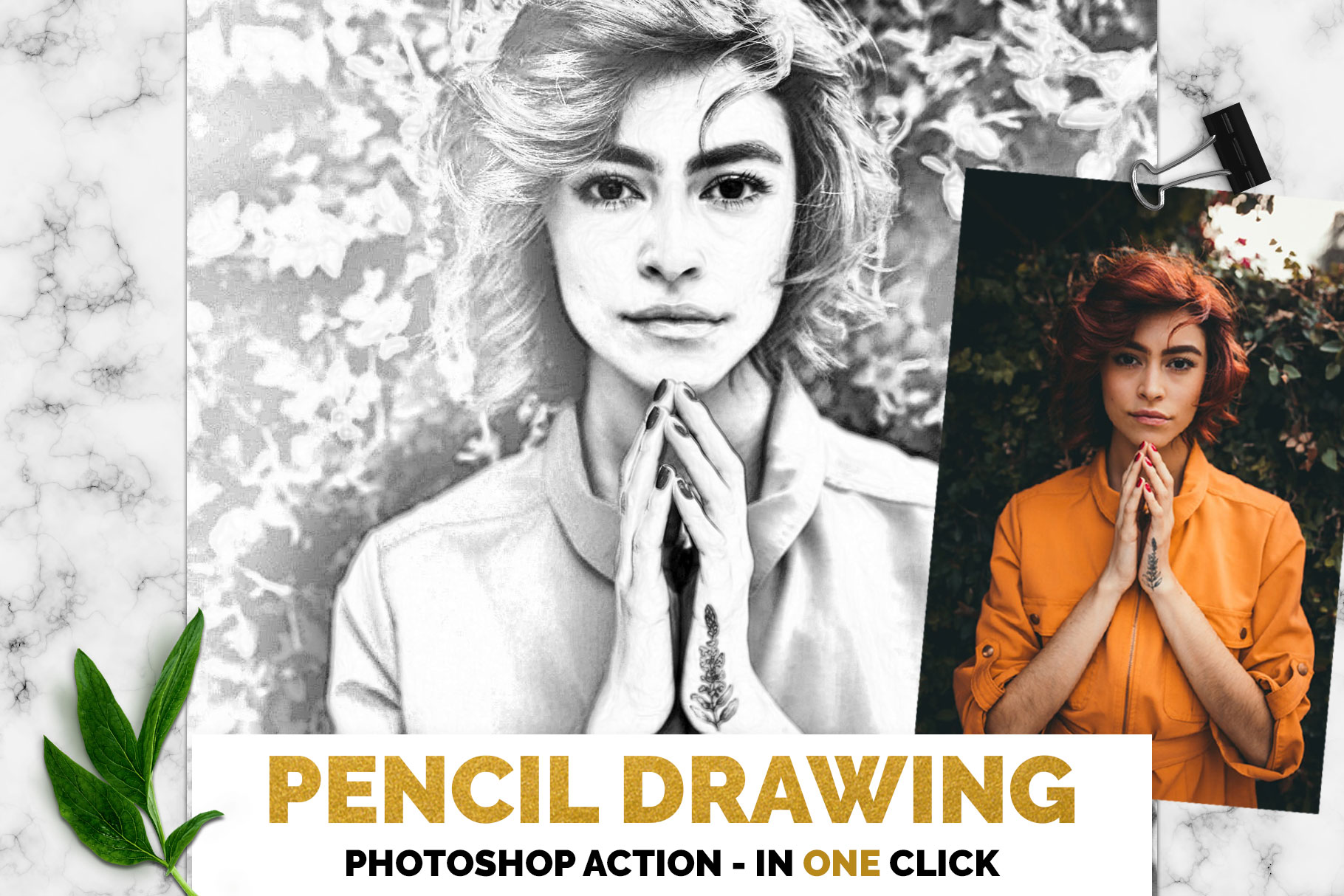 1820x1214 pencil drawing photoshop action - Photoshop Drawing Action