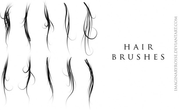 598x368 hair brush photoshop photoshop brushes download - Photoshop Drawing Brushes
