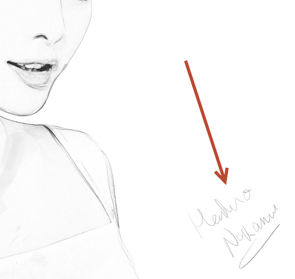 600x567 Create A Black And White Drawing Effect In Photoshop - Photoshop Drawing Effect