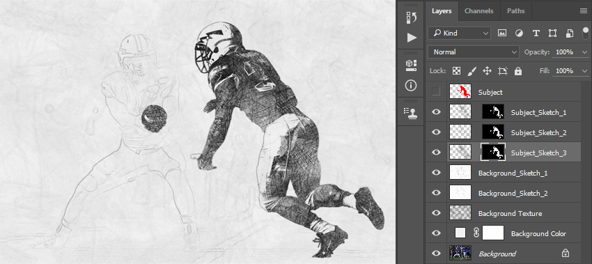 850x379 how to create a colored pencil sketch effect action in adobe photoshop - Photoshop Drawing Filter