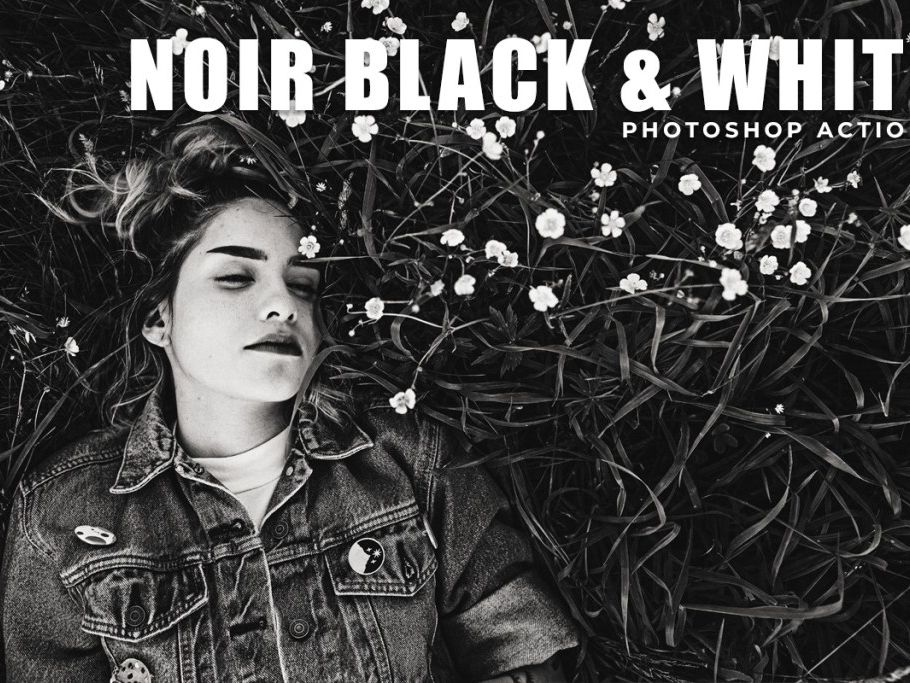 910x683 Noir Black White Photoshop Actions Free Download - Photoshop Drawing Free Download