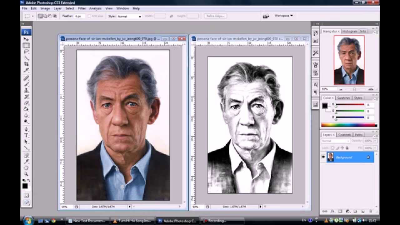 1280x720 How To Transform Photos Into Pencil Drawings - Photoshop Drawing Plugin