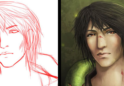 430x300 How To Draw Anime Learn To Do Beautiful Anime Drawings - Photoshop Drawing Tutorials