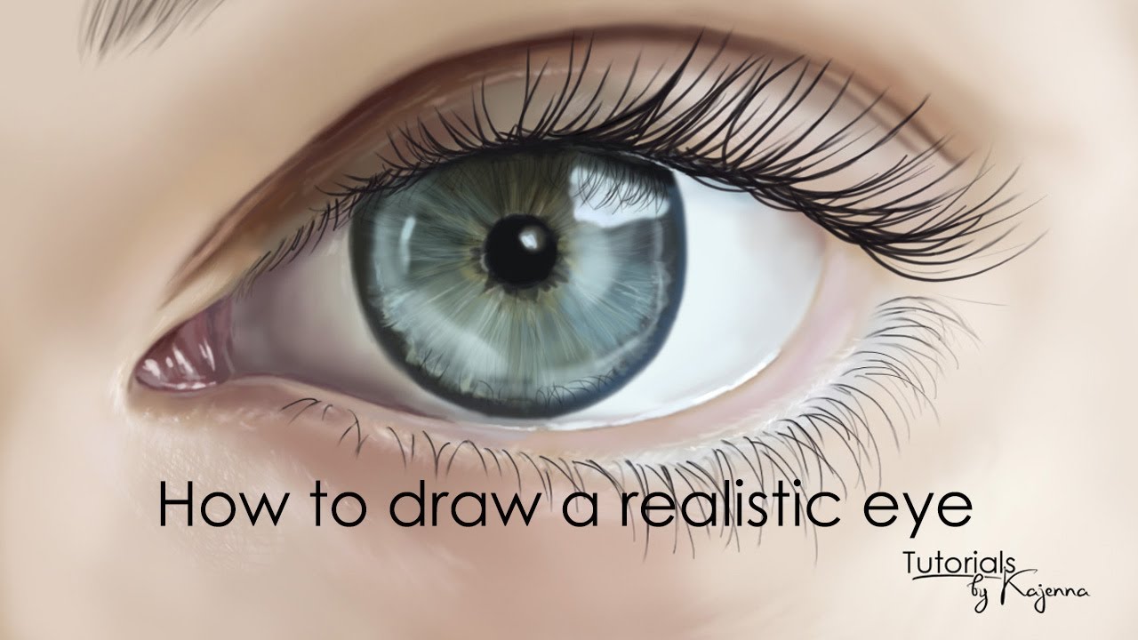 1280x720 How To Draw Eyes In Photoshop Tutorial - Photoshop Drawing Tutorials