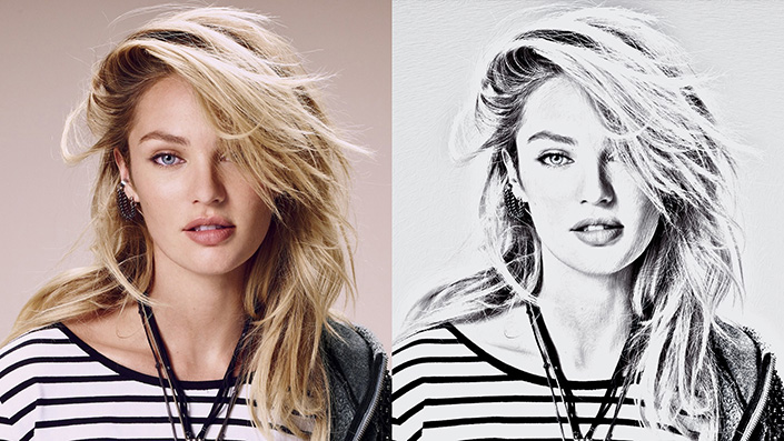 705x397 Sketch Effect In Photoshop Nikhil Champ - Photoshop Effect Drawing