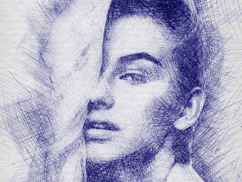 480x360 How To Create A Realistic Pencil Sketch Effect In Photoshop - Photoshop Pencil Drawing Effect