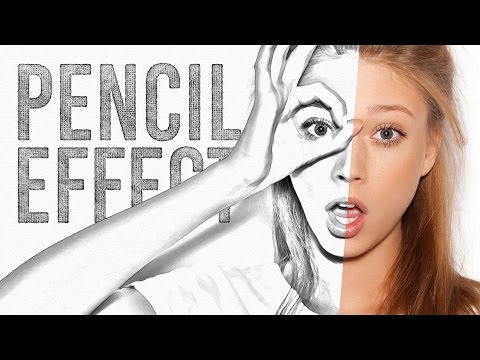 480x360 Pencil Sketch Drawing Effect Photoshop Tutorial Spoon Graphics - Photoshop Pencil Drawing Effect