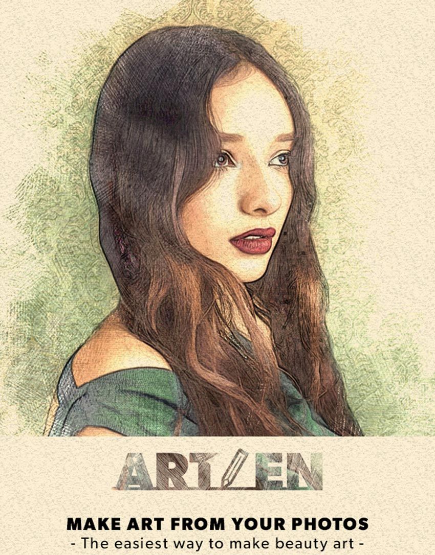 850x1086 Best Photo To Pencil Drawing Effect Actions For Photoshop - Photoshop Pencil Drawing Effect